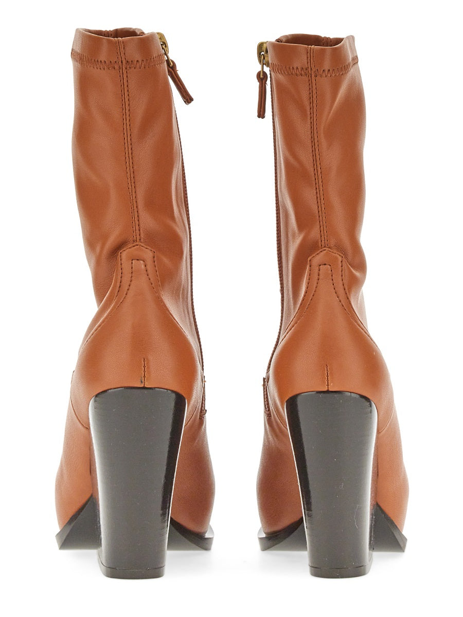 STELLA McCARTNEY Stylish Cowboy Boots with 10.5 cm Heel