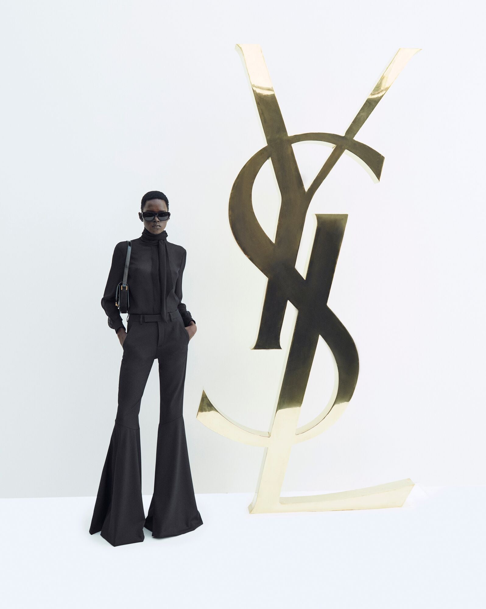 SAINT LAURENT Flared Pants for Women