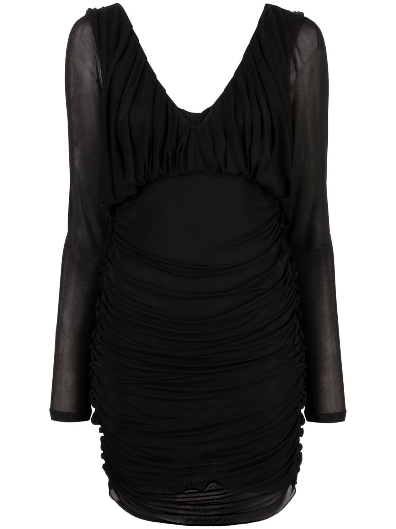 SAINT LAURENT Chic Cupro Mini Dress