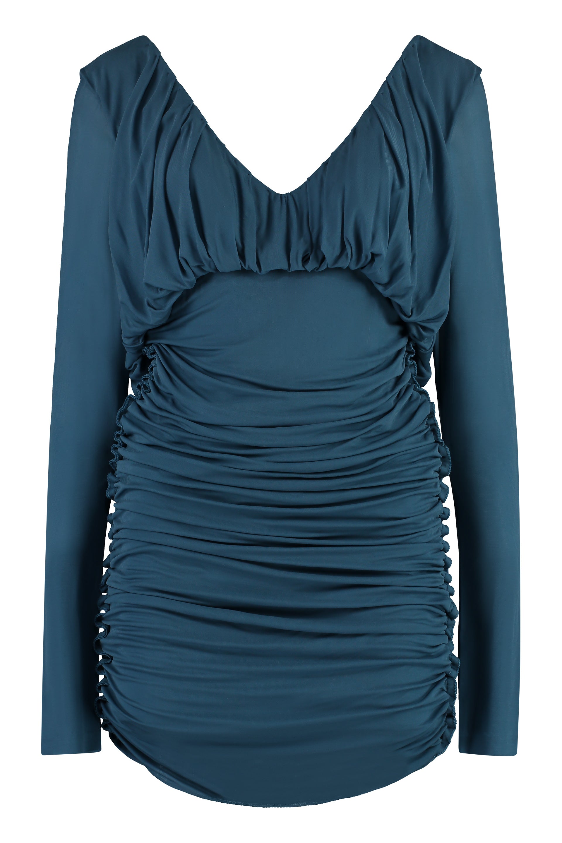 SAINT LAURENT Draped Mini Dress