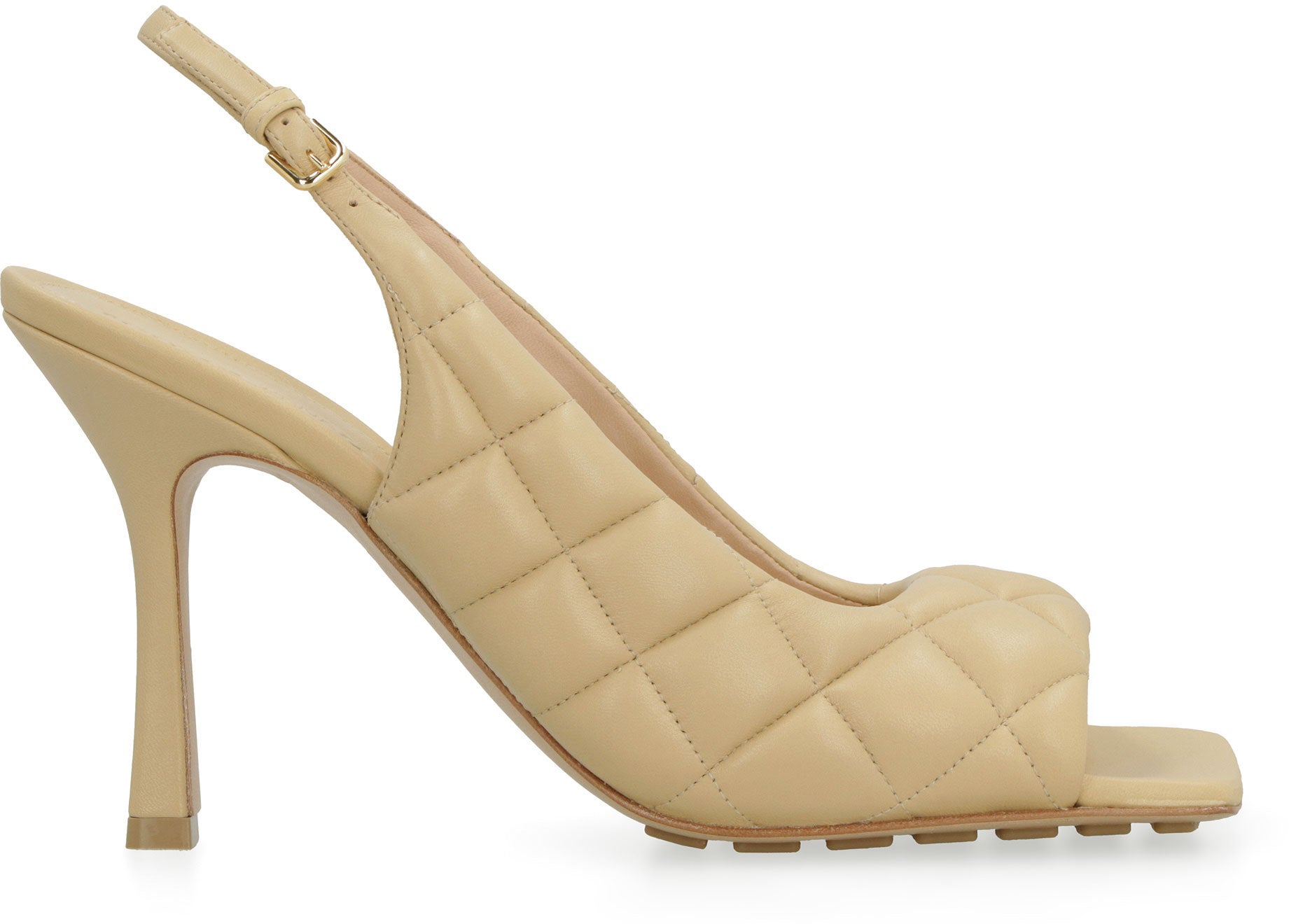 BOTTEGA VENETA Padded Leather Slingback Pumps