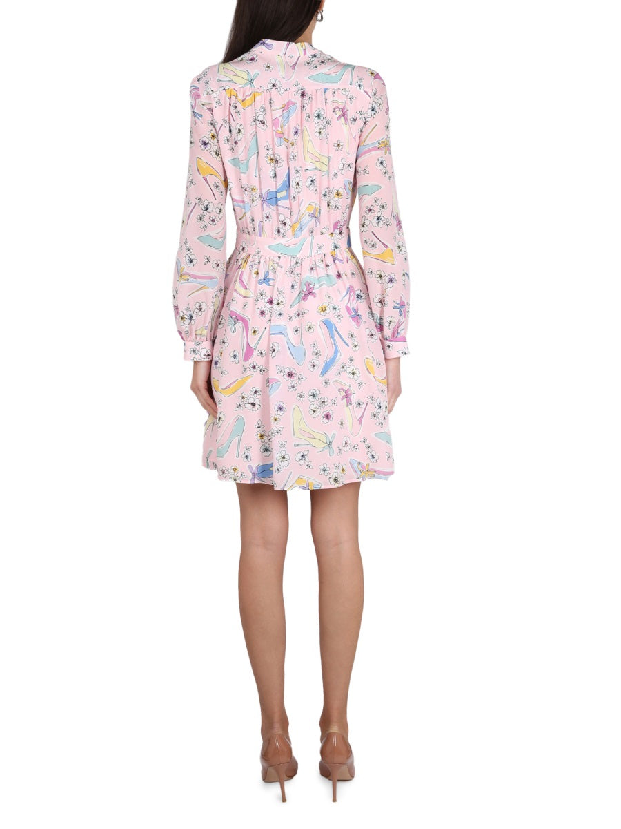 BOUTIQUE MOSCHINO Floral-Print Mini Dress