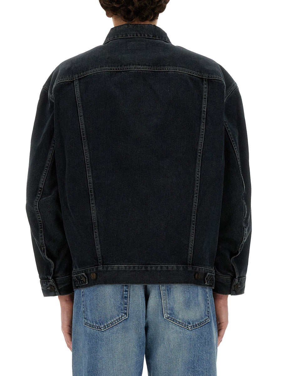 SAINT LAURENT Oversized Denim Jacket (Size 48 IT)
