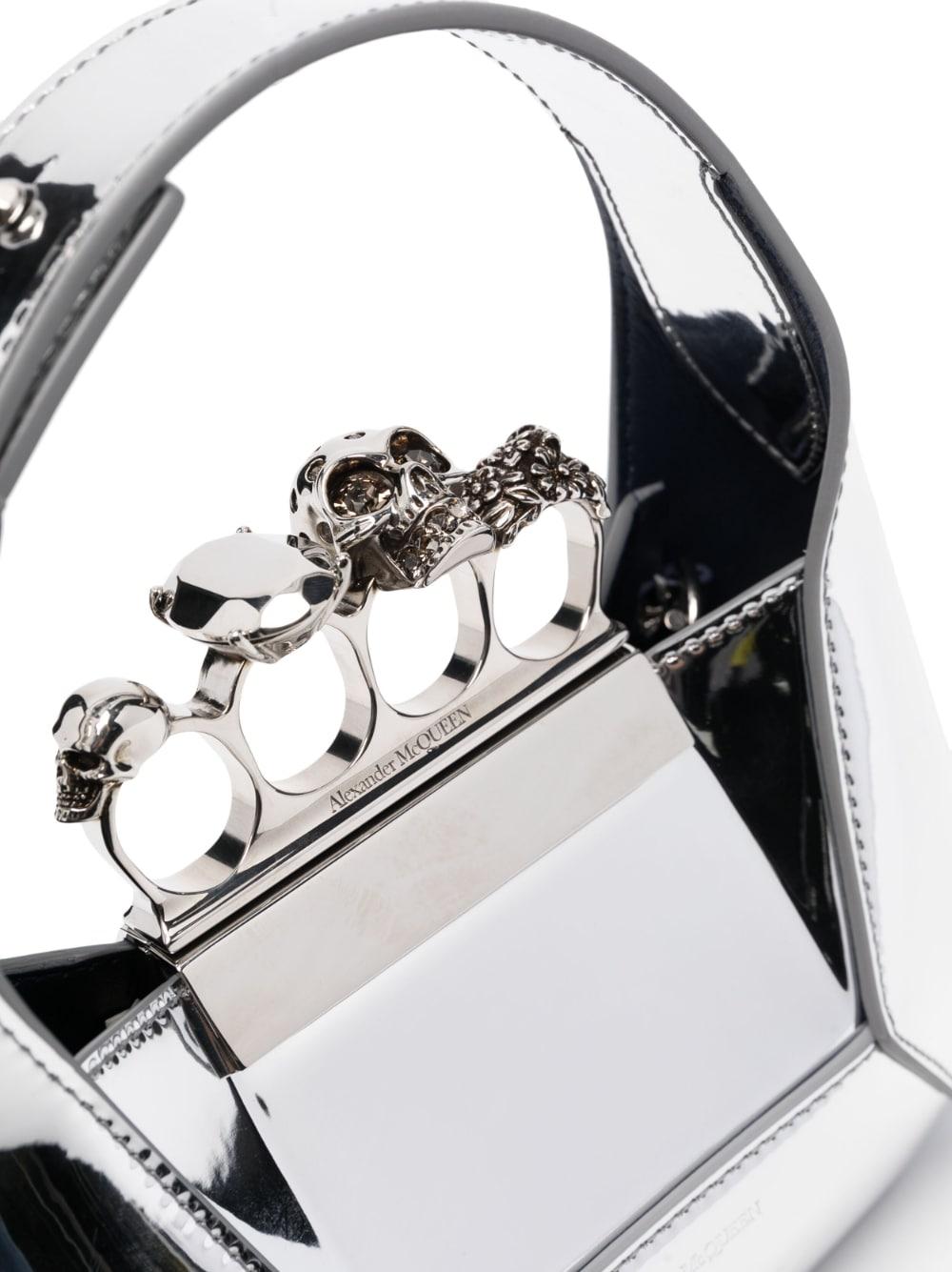 ALEXANDER MCQUEEN Mini Jewel-Accented Hobo Handbag