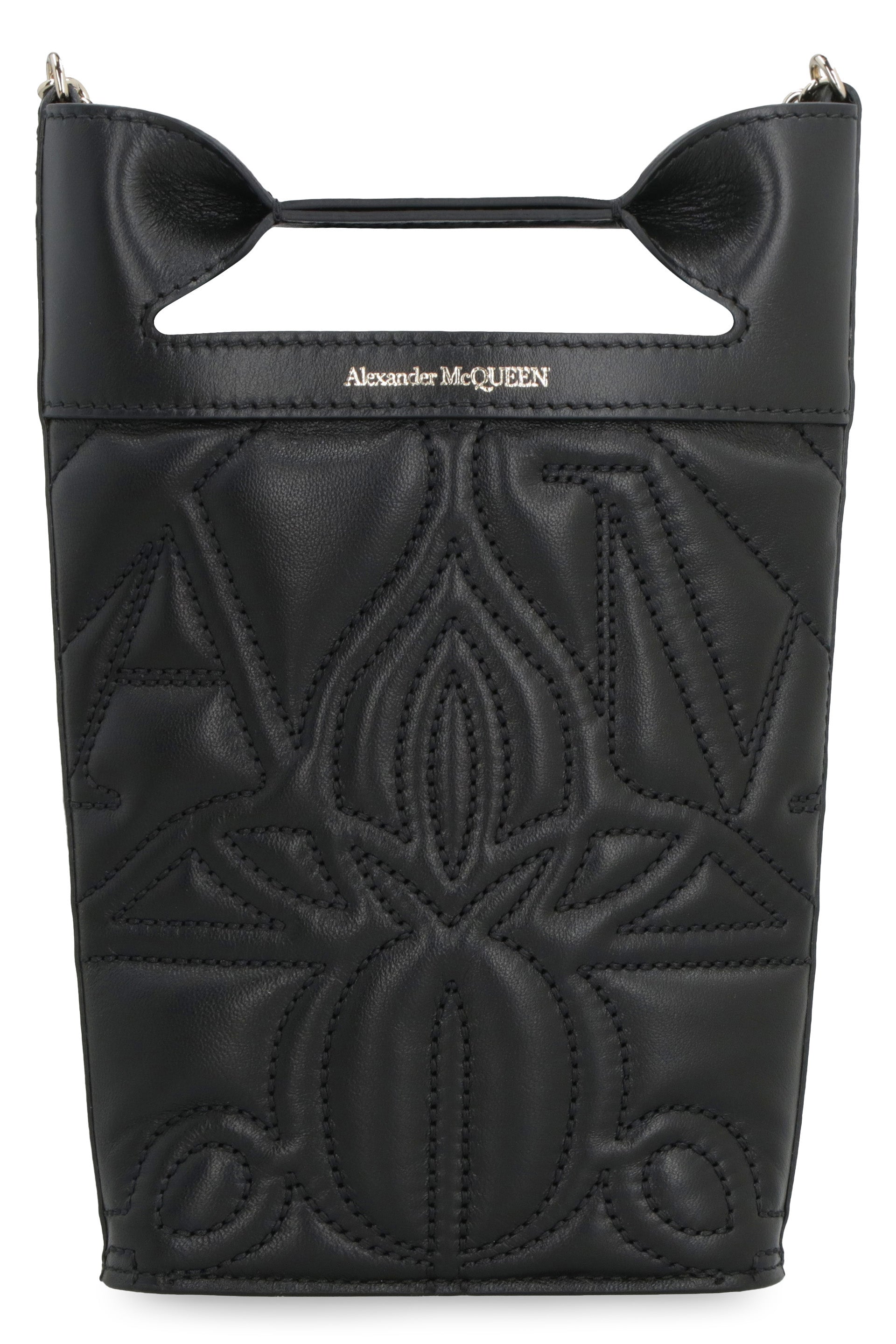 ALEXANDER MCQUEEN The Bow Bucket Mini Handbag