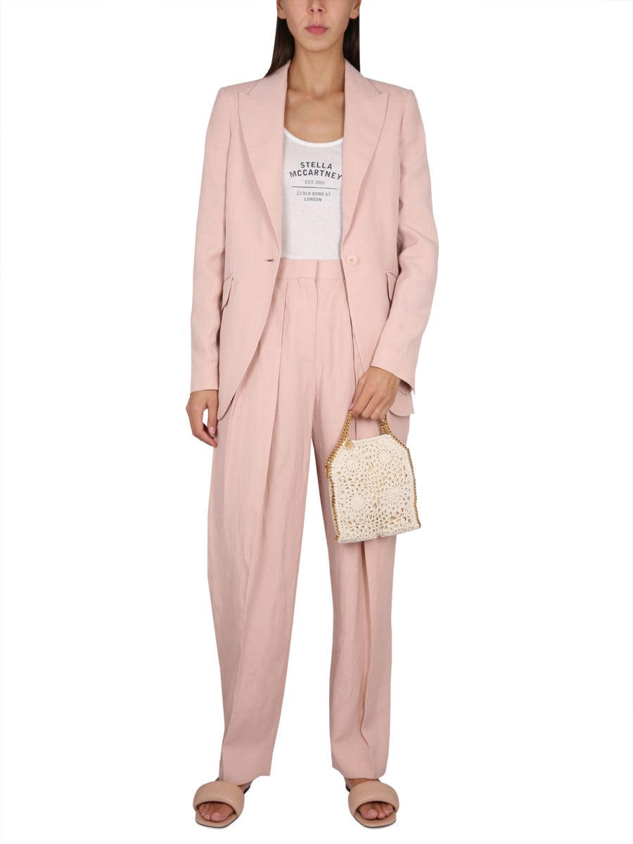 STELLA McCARTNEY Soft Pants with Hook and Eye Closure