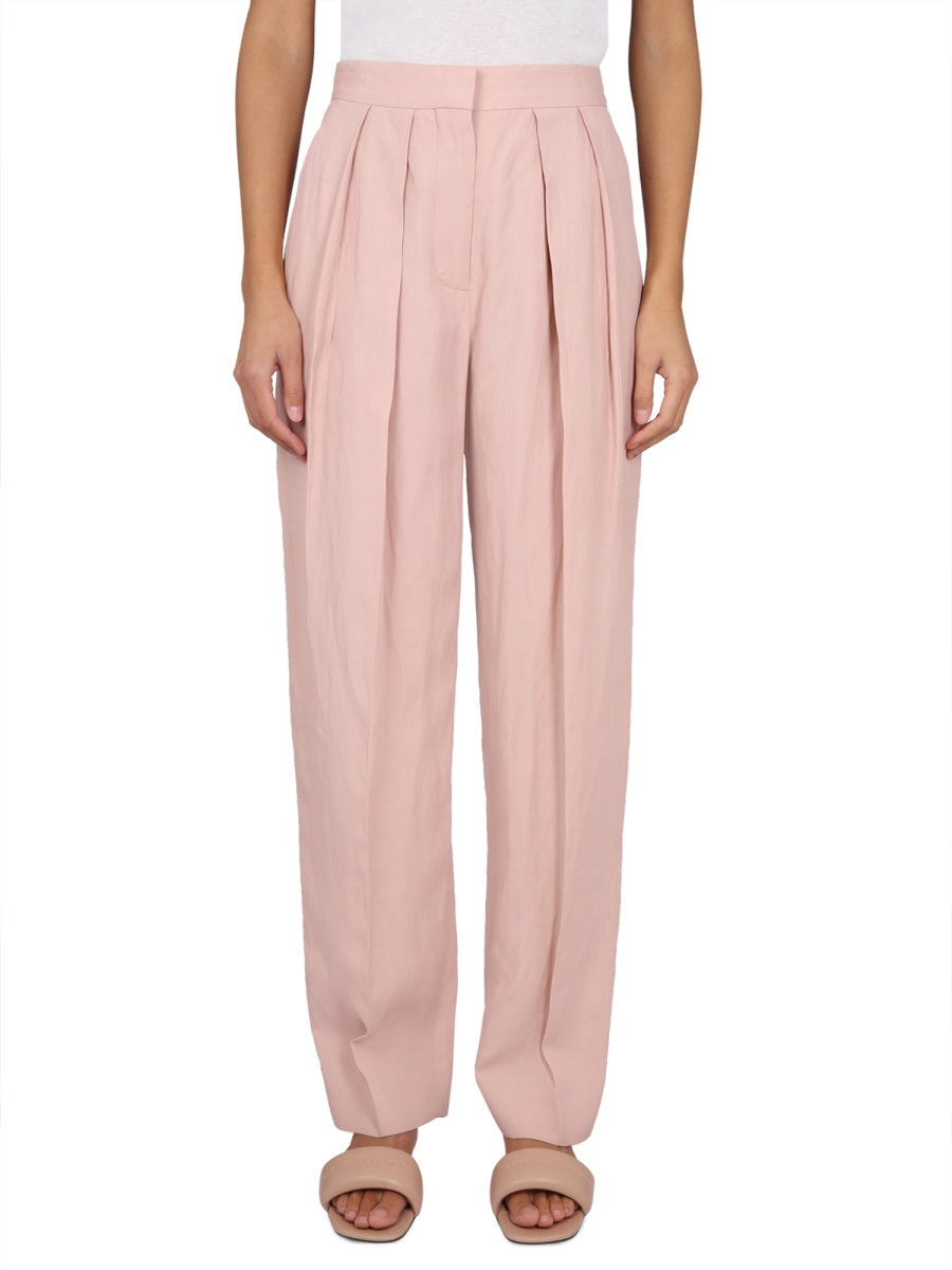STELLA McCARTNEY Soft Pants with Hook and Eye Closure