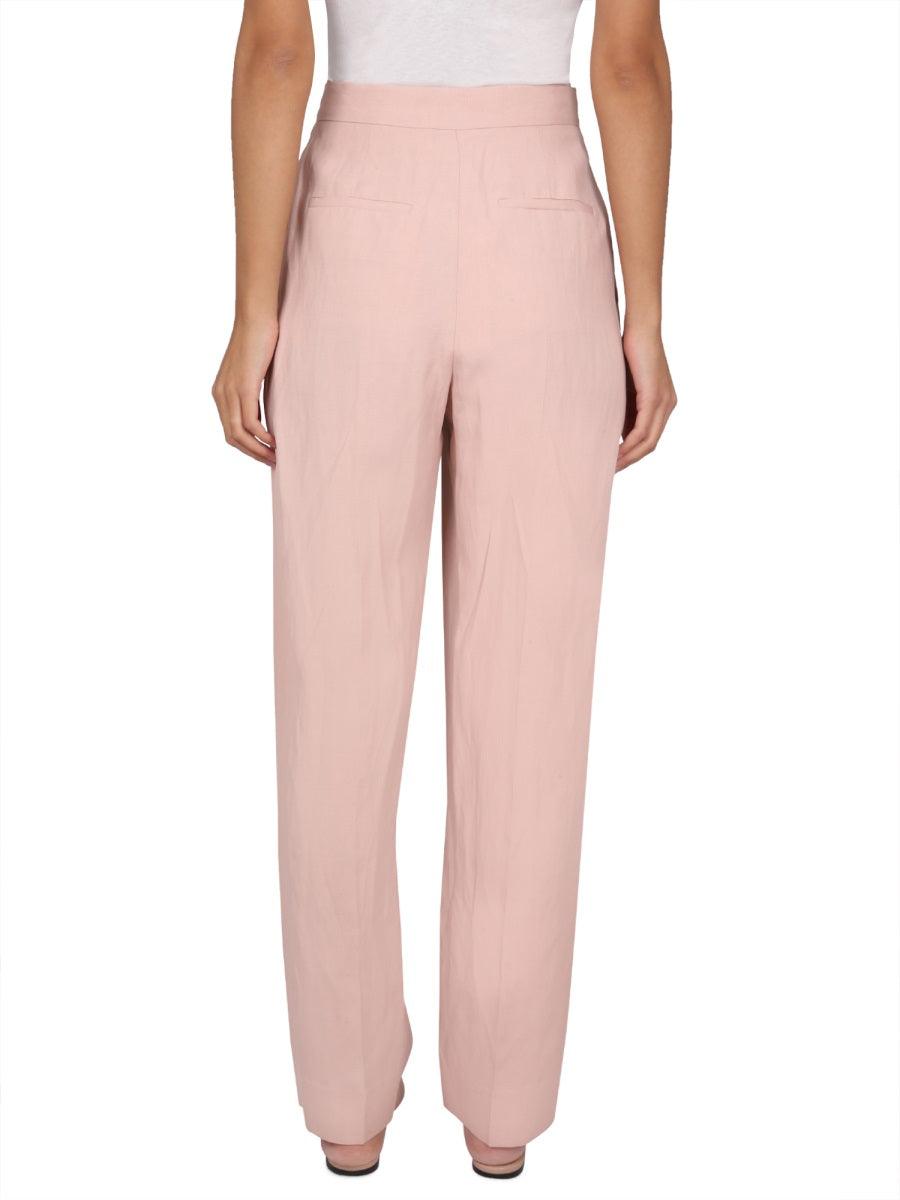 STELLA McCARTNEY Soft Pants with Hook and Eye Closure