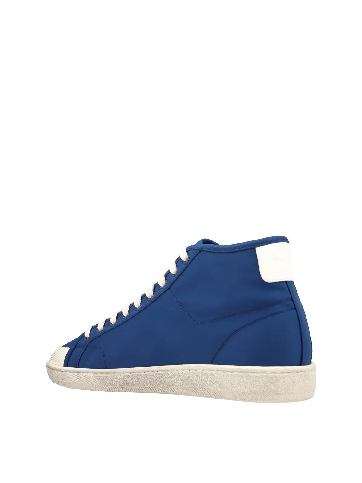 SAINT LAURENT Classic Logo Mid-Top Sneakers