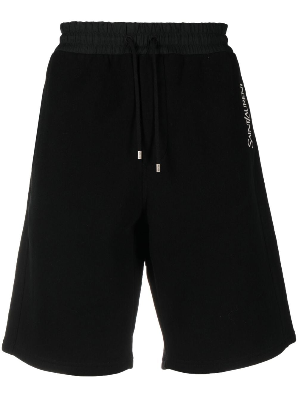 SAINT LAURENT Men's Mini Cotton Swimming Shorts
