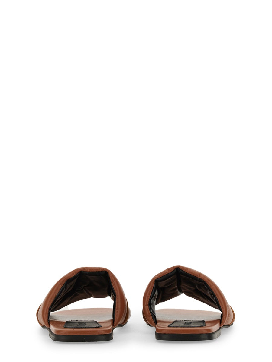 JW ANDERSON Slide Sandal with Logo - Women’s Comfortable 1 cm Heel