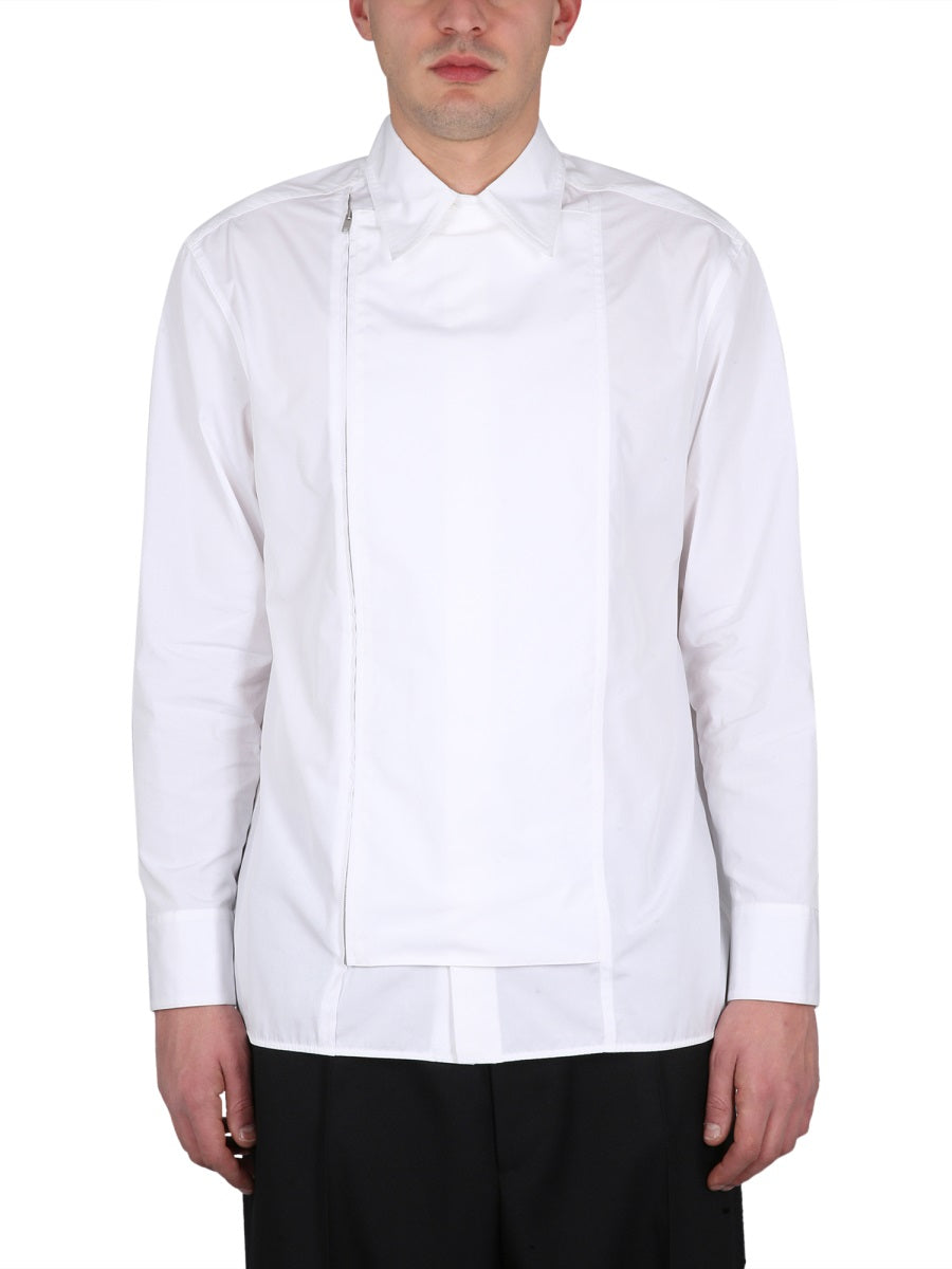 JIL SANDER Classic Zip-Front Shirt