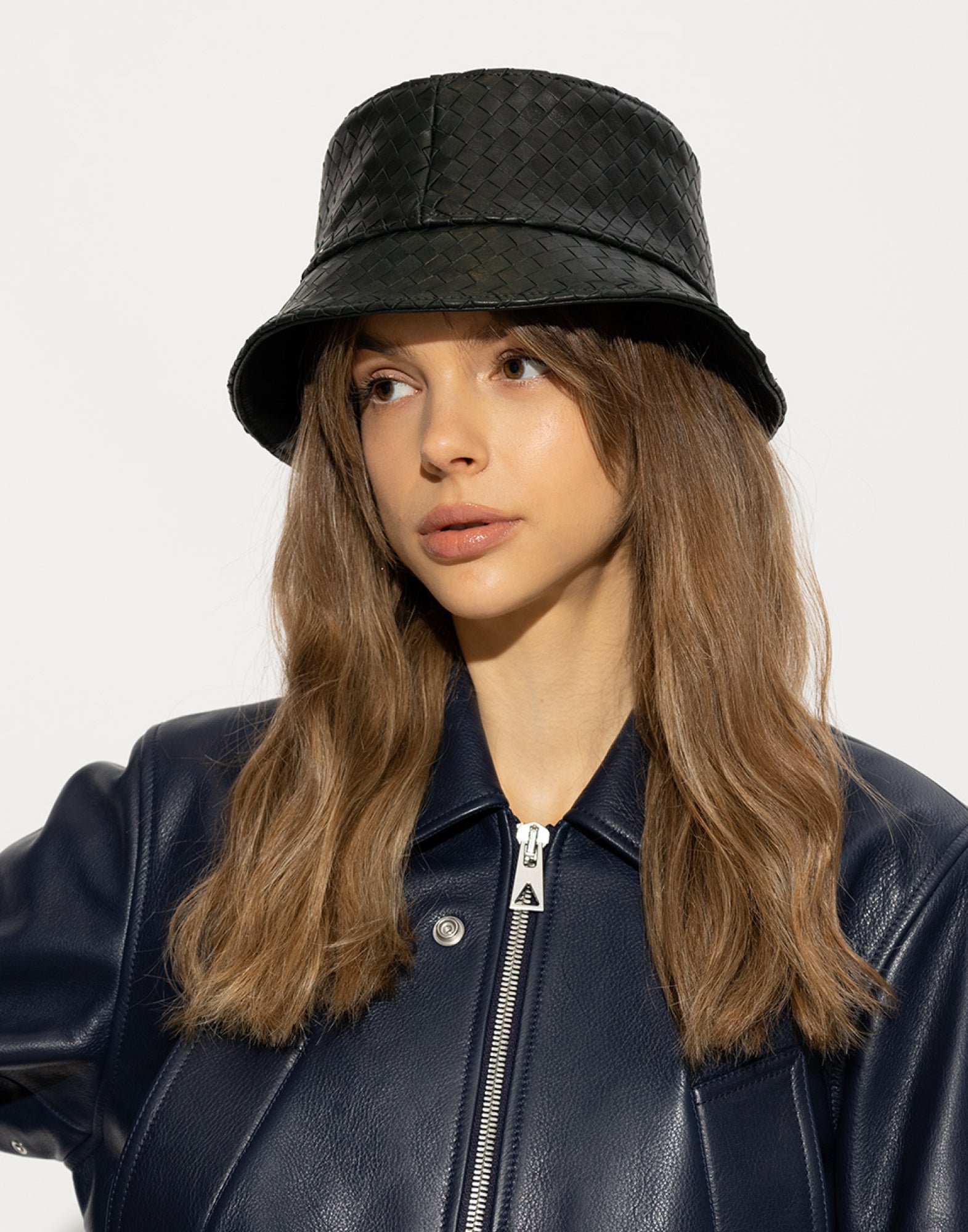 BOTTEGA VENETA Intrecciato Nappa Mini Bucket Hat