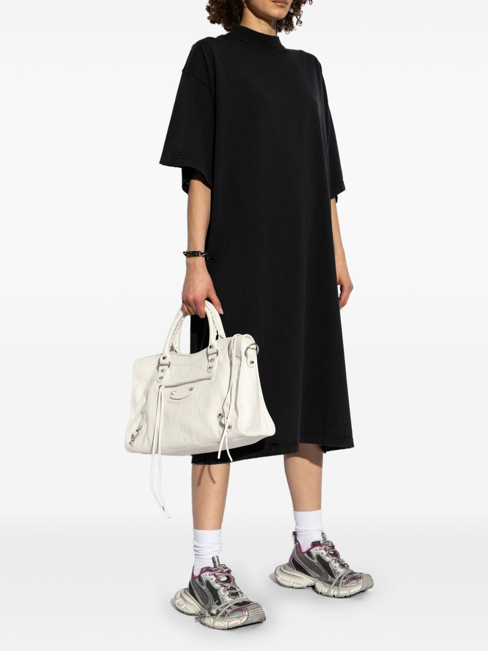 BALENCIAGA 3XL Women's Lace-Up Sneakers with Pull-Tab