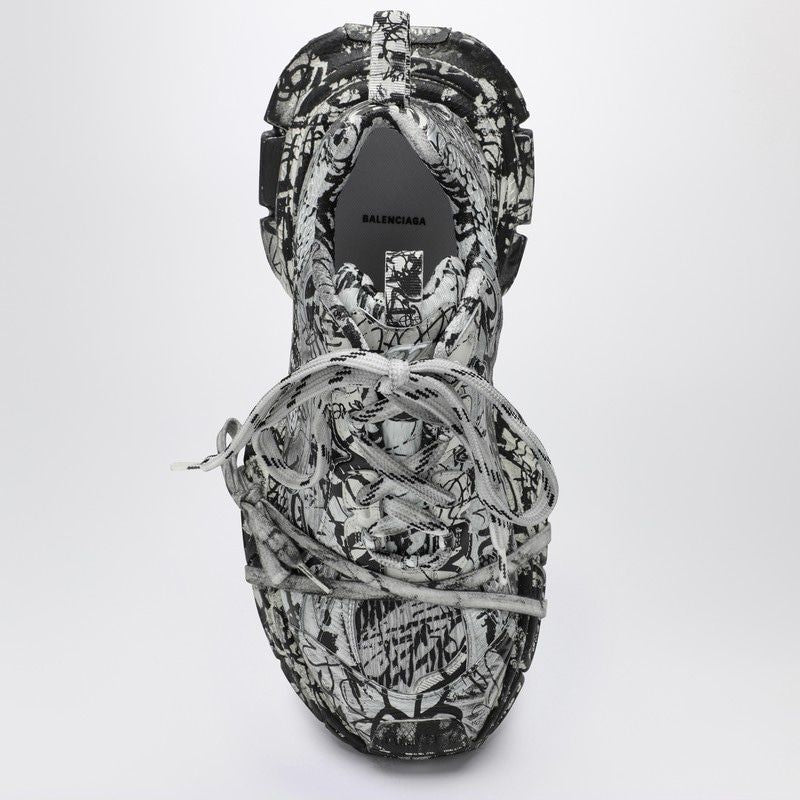 BALENCIAGA Printed Mesh and Rubber 3XL Sneaker for Women