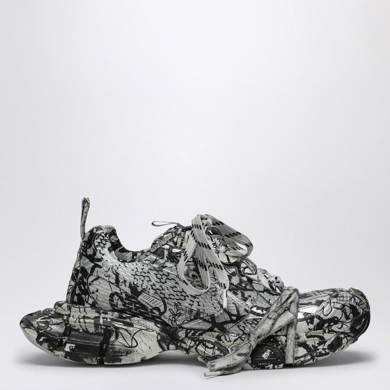 BALENCIAGA Printed Mesh and Rubber 3XL Sneaker for Women