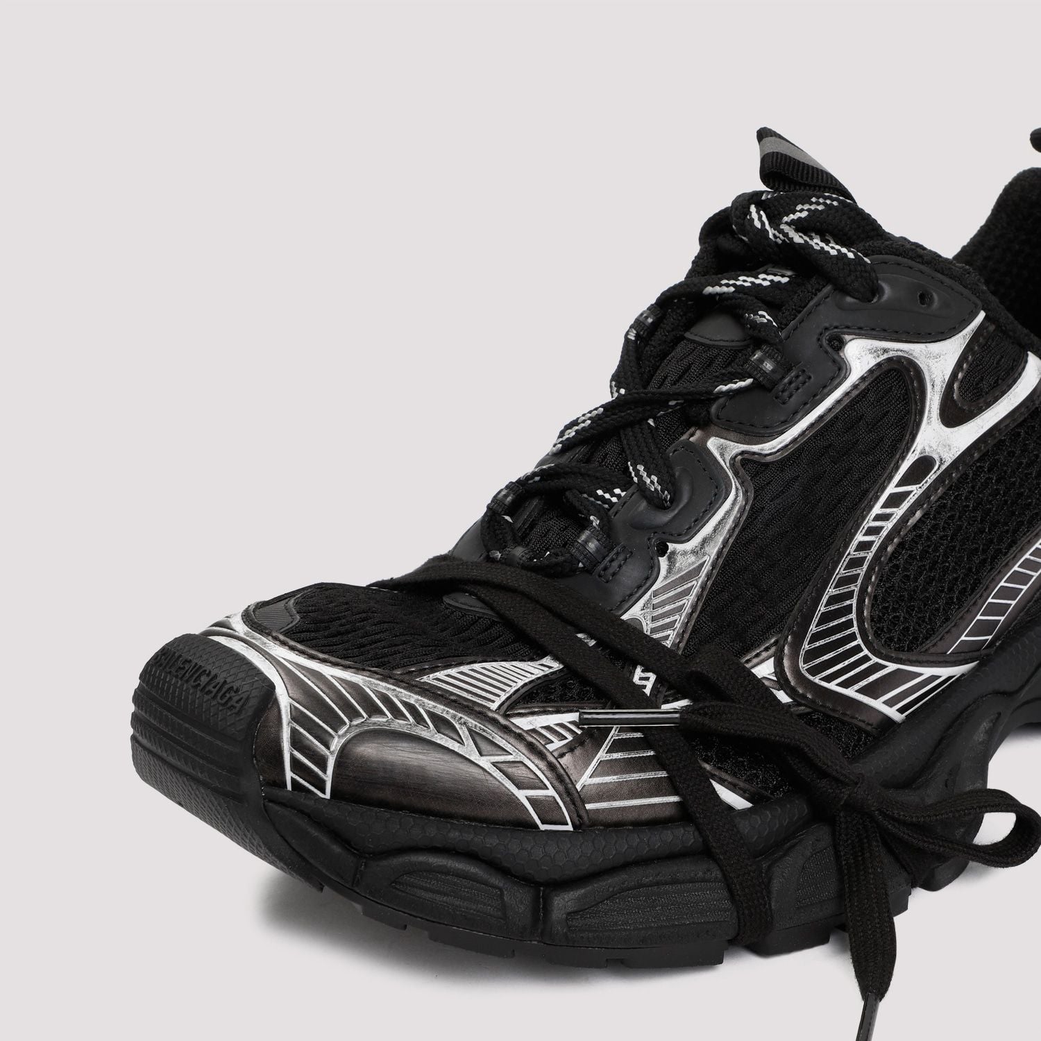 BALENCIAGA Two-Tone Mesh and Rubber 3XL Sneaker