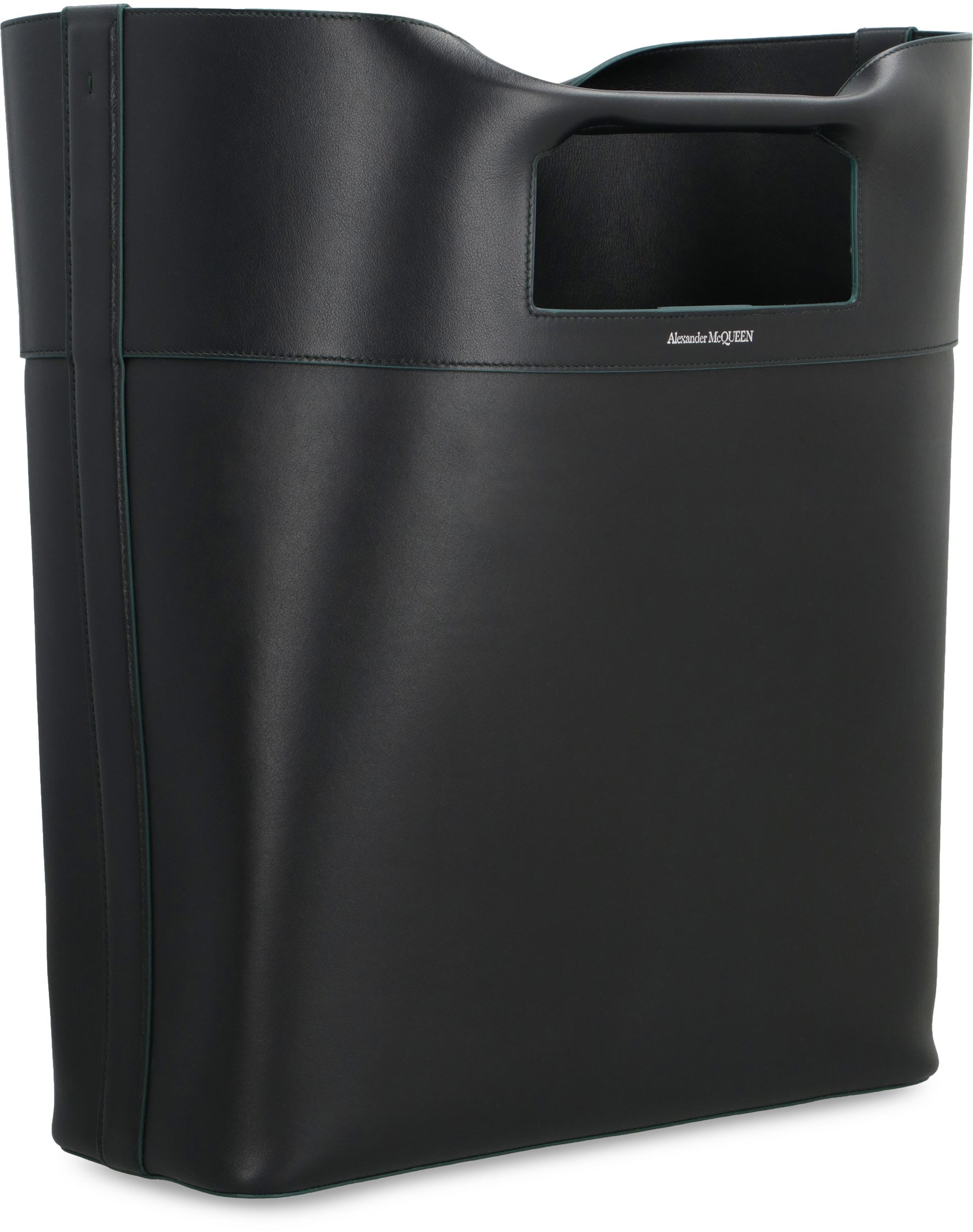 ALEXANDER MCQUEEN The Square Bow Mini Shopping Handbag