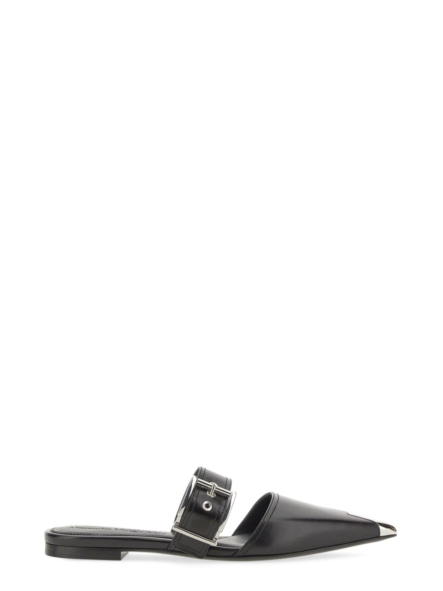 ALEXANDER McQUEEN Fashionable Flat Punk 2 cm Heeled Women’s Shoes