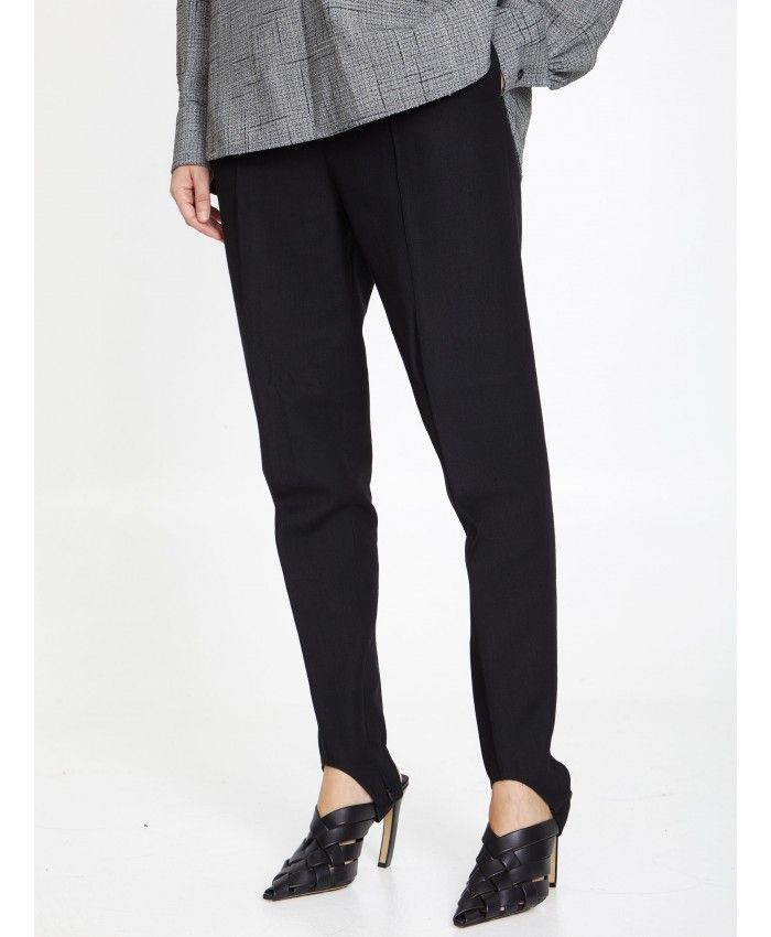 BOTTEGA VENETA High-Rise Cotton Trousers for Women