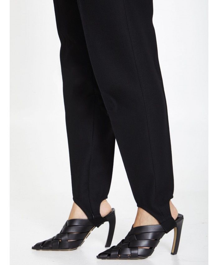 BOTTEGA VENETA High-Rise Cotton Trousers for Women