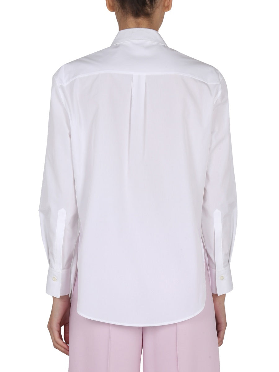 ALEXANDER MCQUEEN Women's Pointed Collar Button-Up Shirt