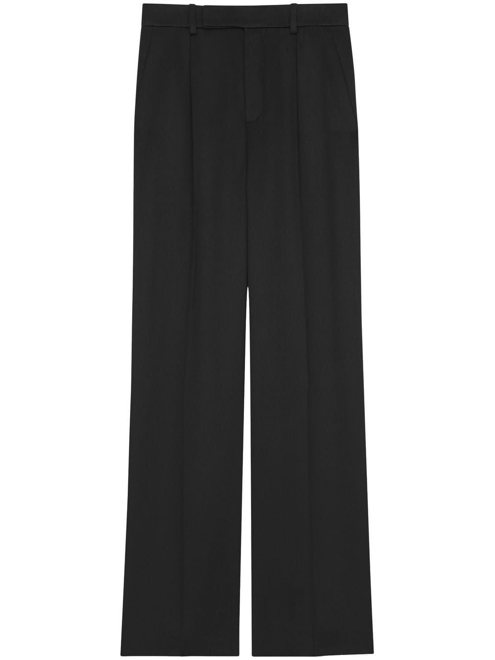 SAINT LAURENT Satin Flared Pants for Women