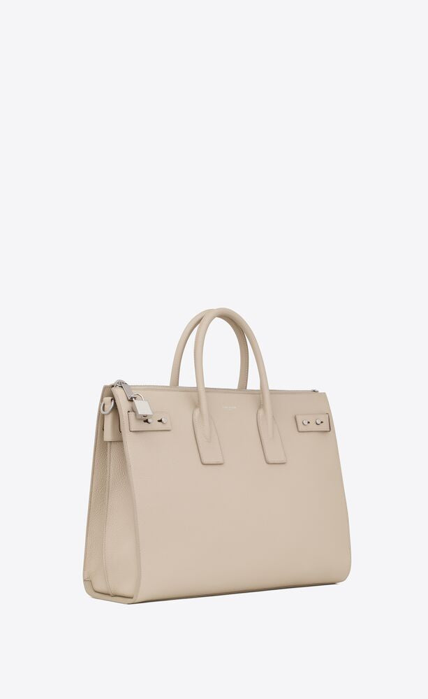 SAINT LAURENT Leather Tote Handbag