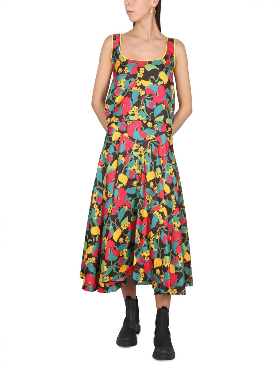 LA DOUBLEJ Mini Skirt with Elastic Waistband