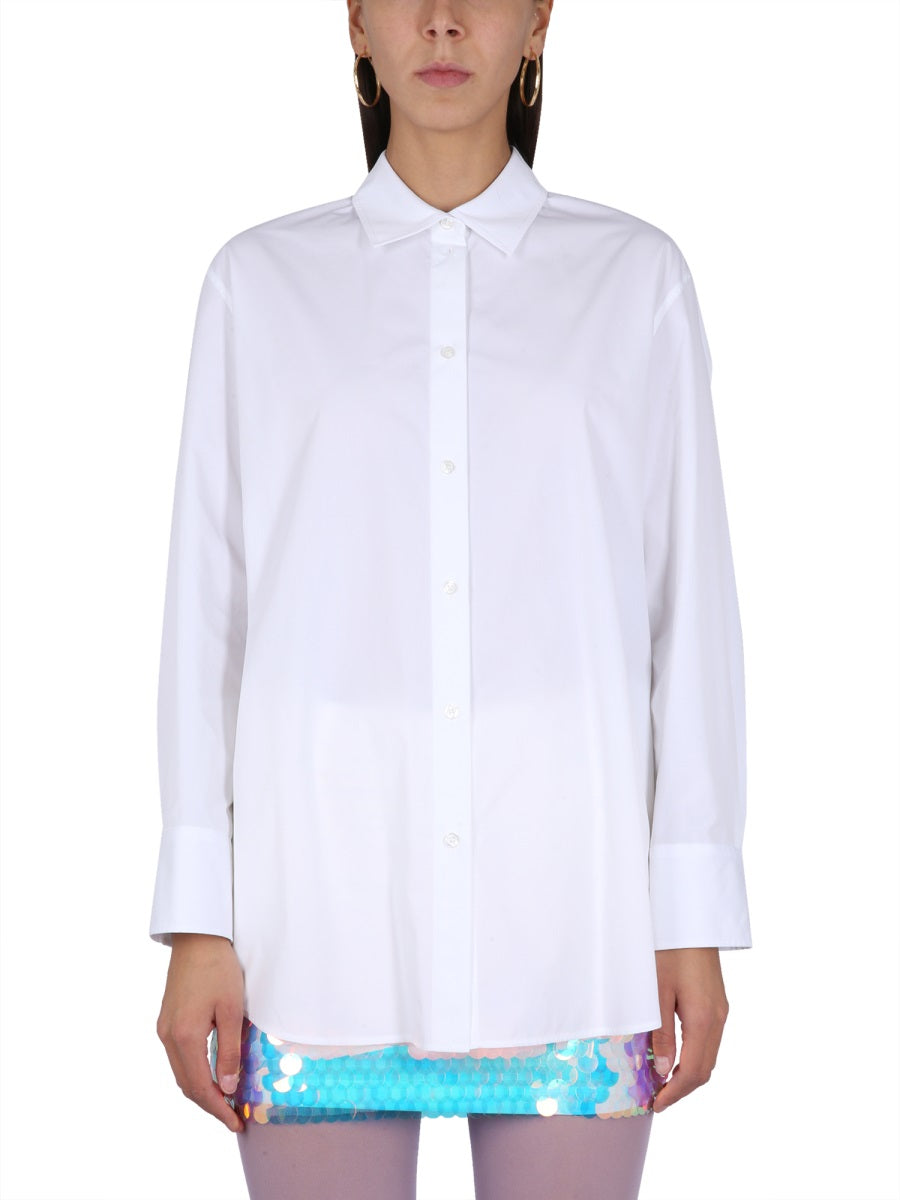 NINA RICCI Logo Front Button Mini Shirt