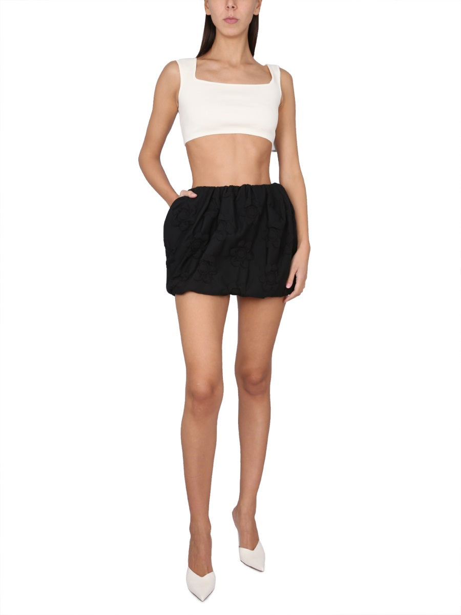 MAX MARA Floral Pattern Mini Skirt