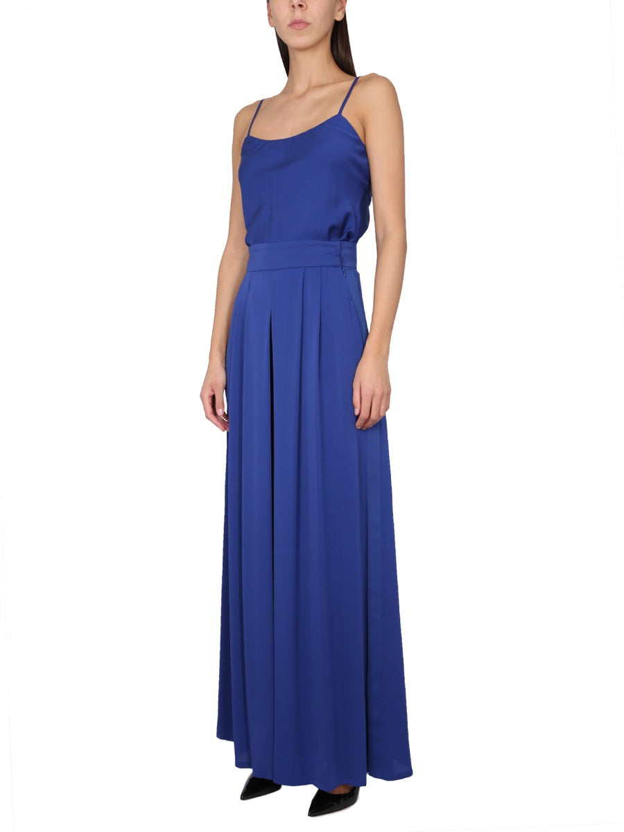 MAX MARA Wide Silk Tuxedo Pants for Women