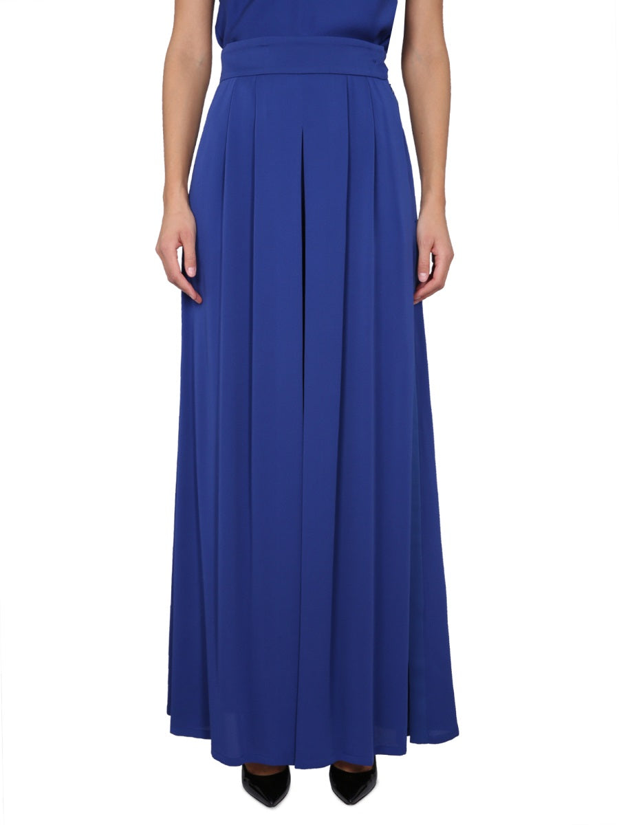 MAX MARA Wide Silk Tuxedo Pants for Women