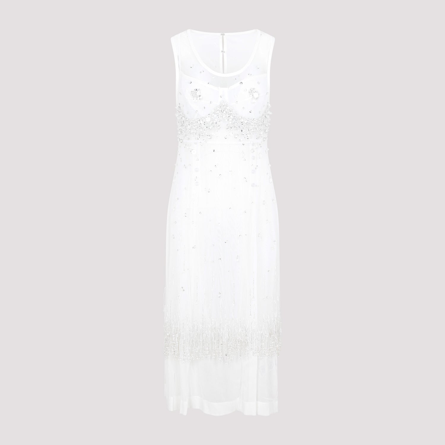 BOTTEGA VENETA Crystal Embellished Dress
