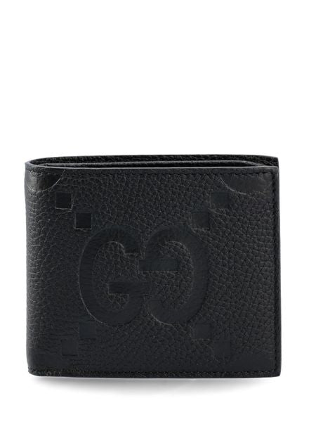 GUCCI Jumbo GG Leather Wallet - 9x11x1cm