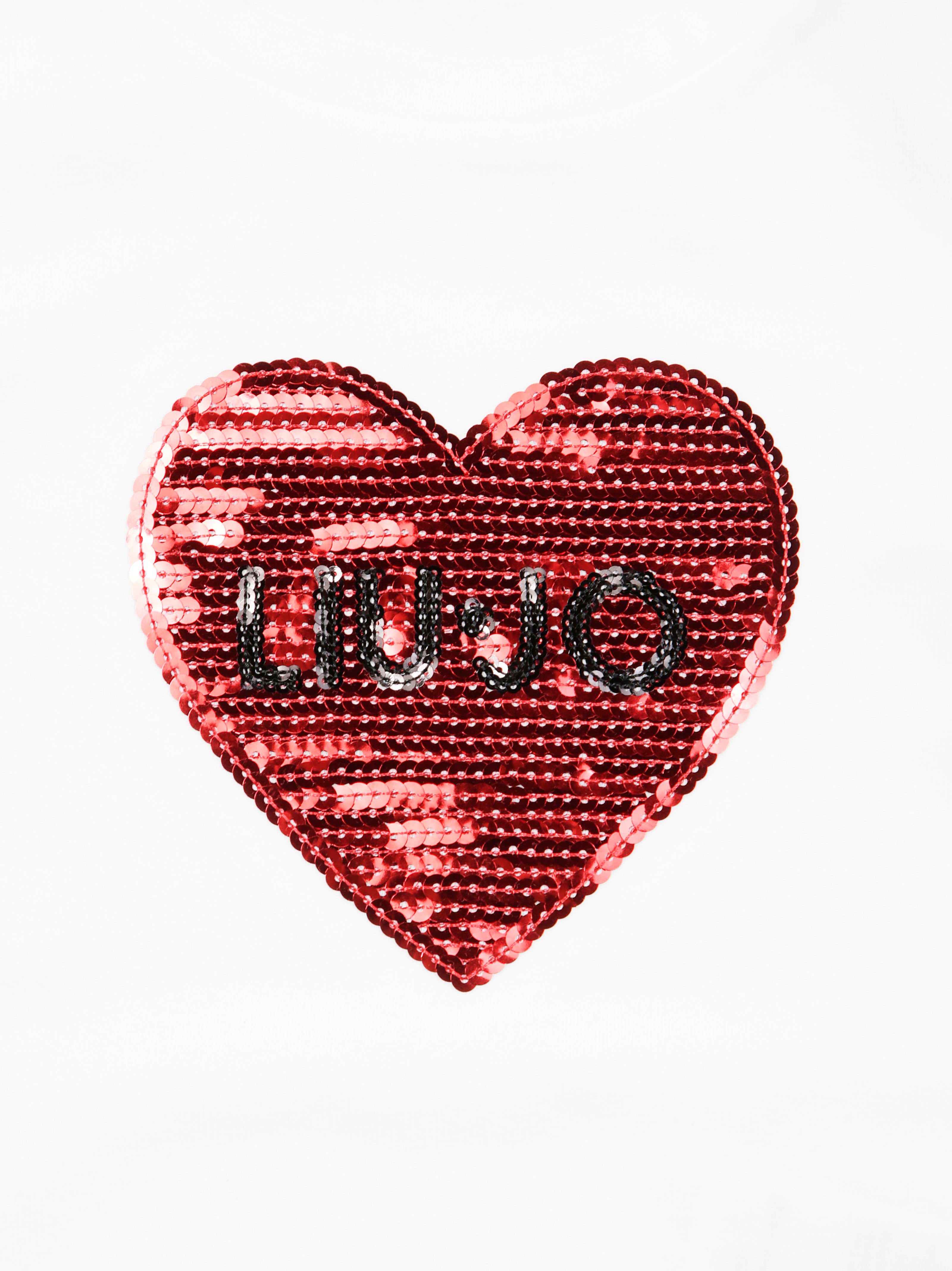 LIU JO KIDS Long Sleeve Heart T-Shirt for Kids