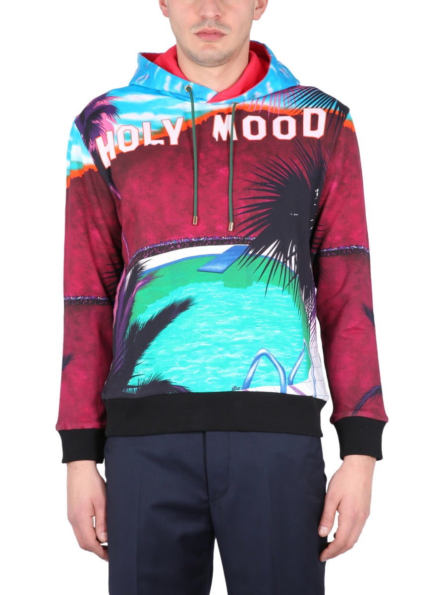 ETRO California Print Hoodie Sweatshirt for Men