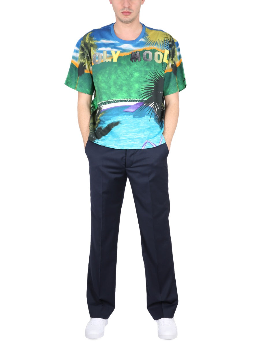 ETRO California Print T-Shirt for Men