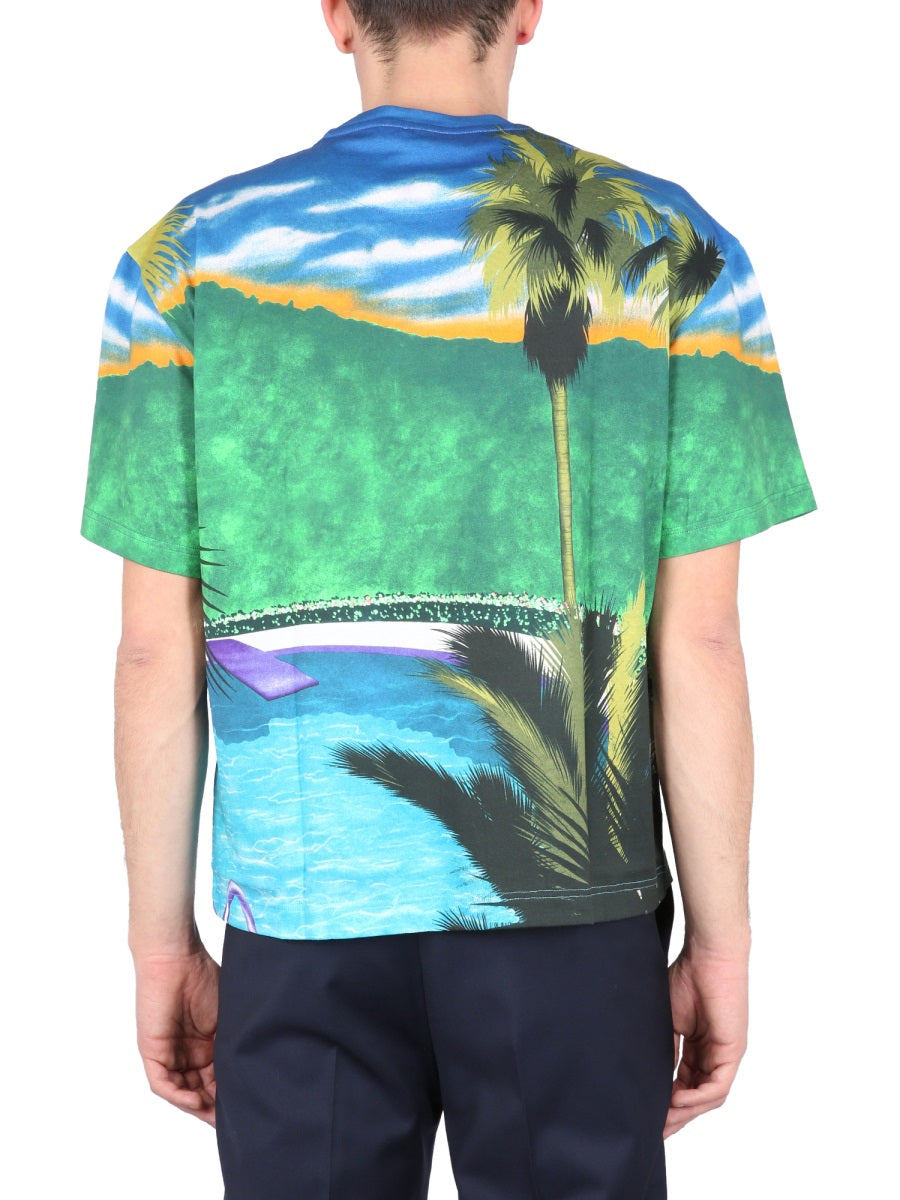 ETRO California Print T-Shirt for Men