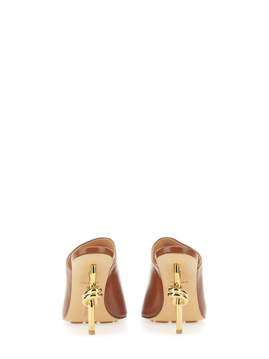 BOTTEGA VENETA Elegant Flat KNOT 9 CM Heeled Pumps