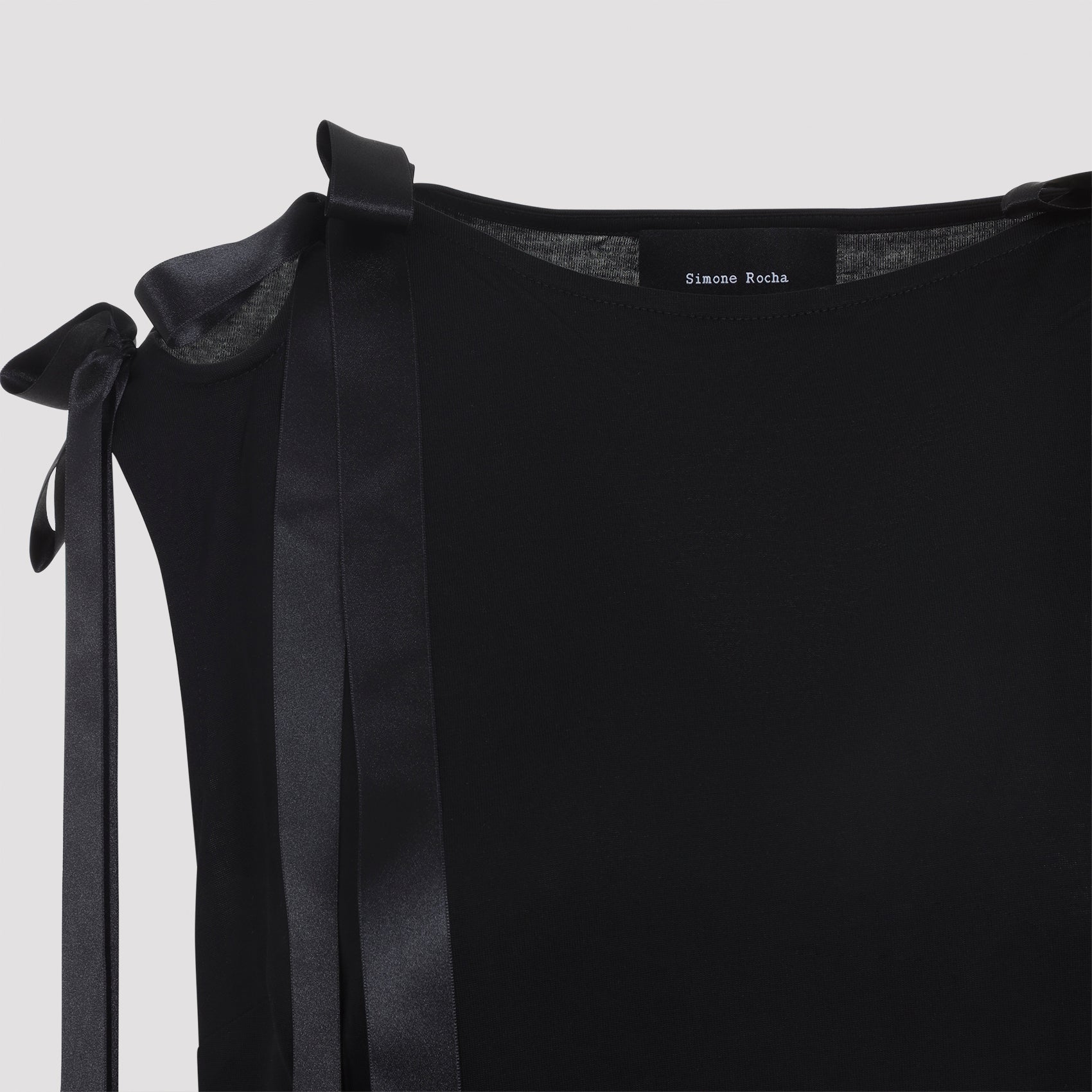 SIMONE ROCHA Bow Ribbon Tail Mini Dress