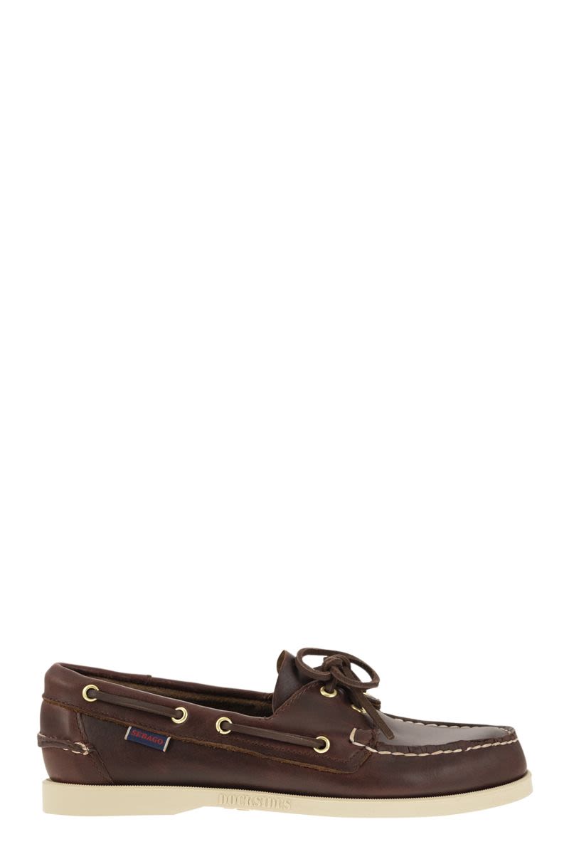 SEBAGO Classic Leather Moccasin Boat Shoe