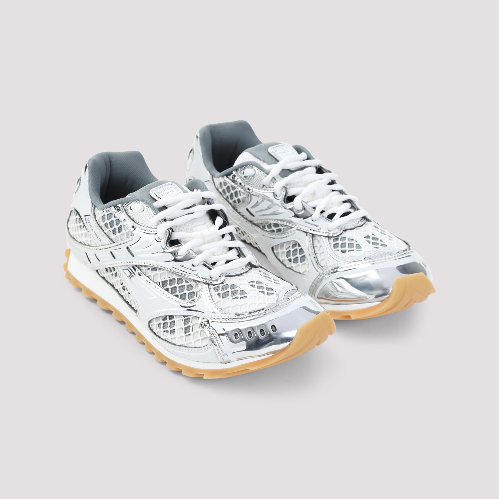 BOTTEGA VENETA Metallic Orbit Sneakers for Men