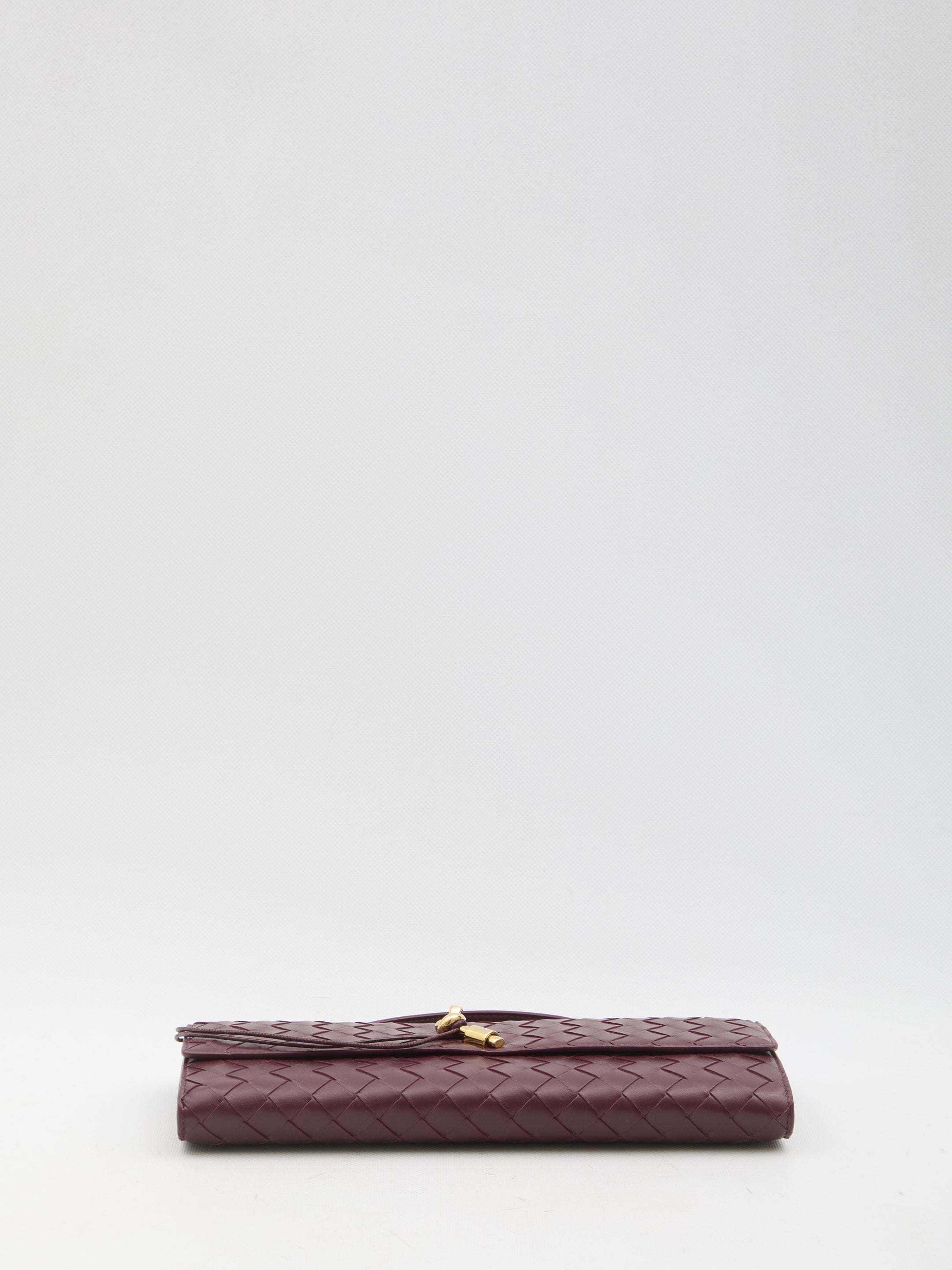 BOTTEGA VENETA Andiamo Long Intreccio Mini Clutch 31CM