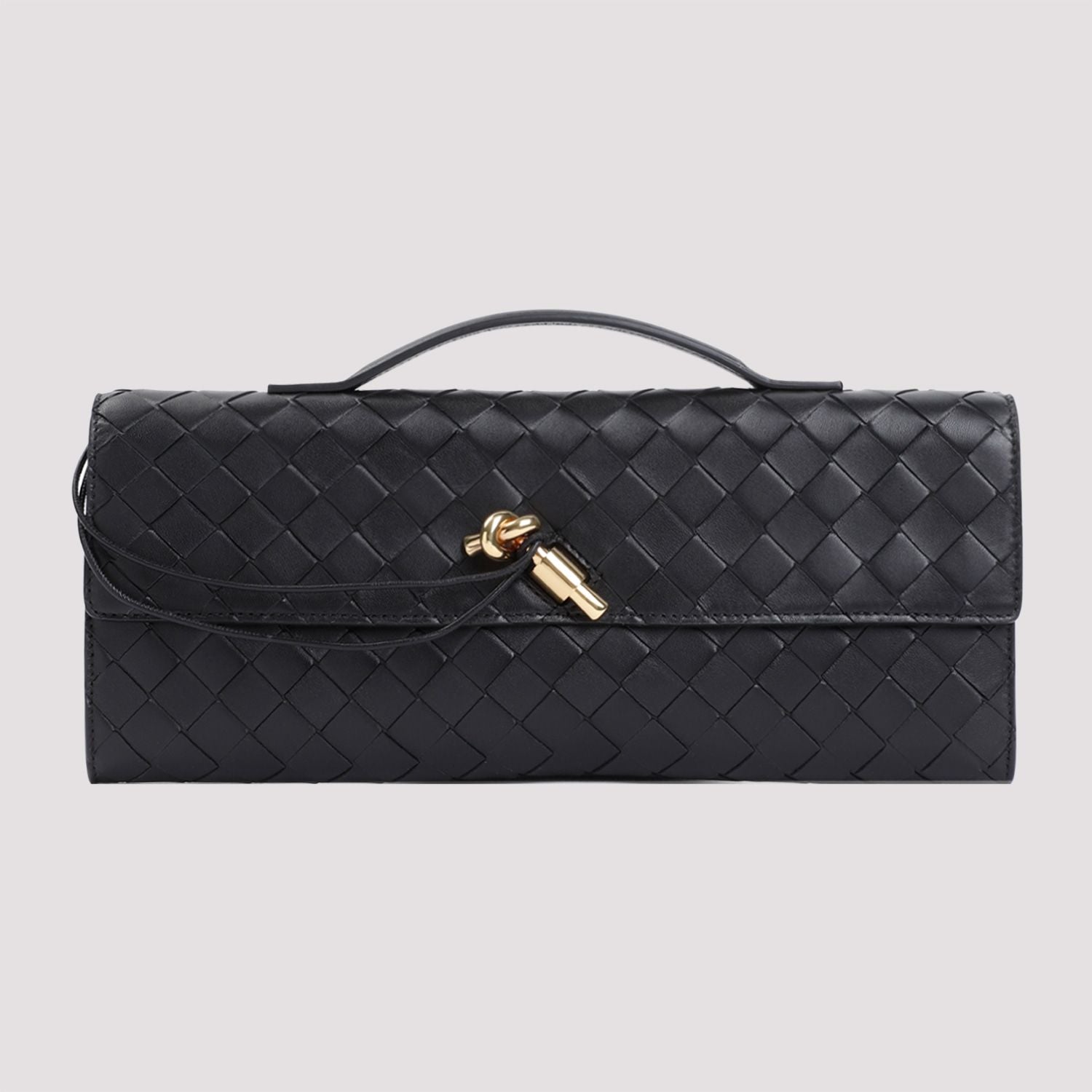 BOTTEGA VENETA Andiamo Mini Leather Clutch