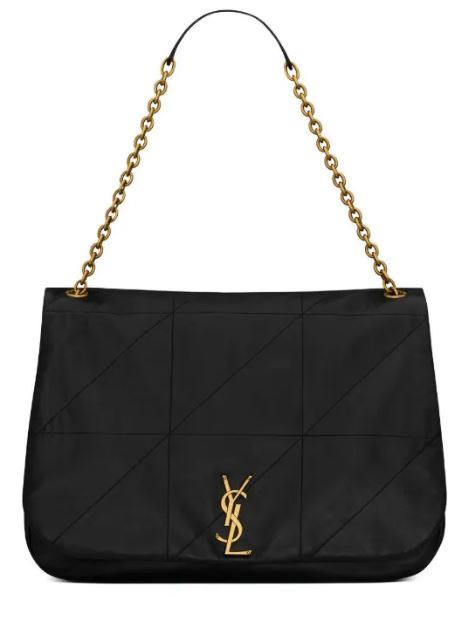 SAINT LAURENT Mini Quilted Leather Shoulder Handbag