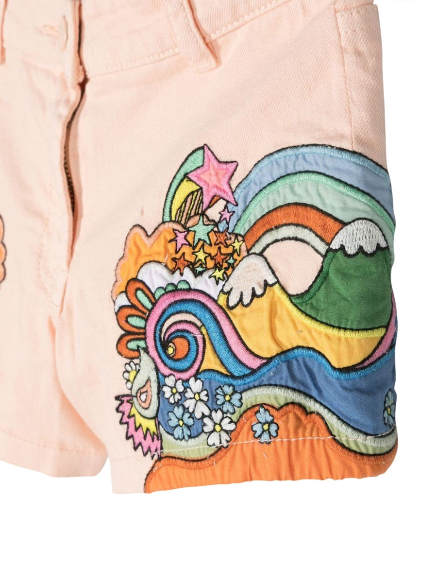 STELLA McCARTNEY Mini Girls' Stylish Printed Shorts