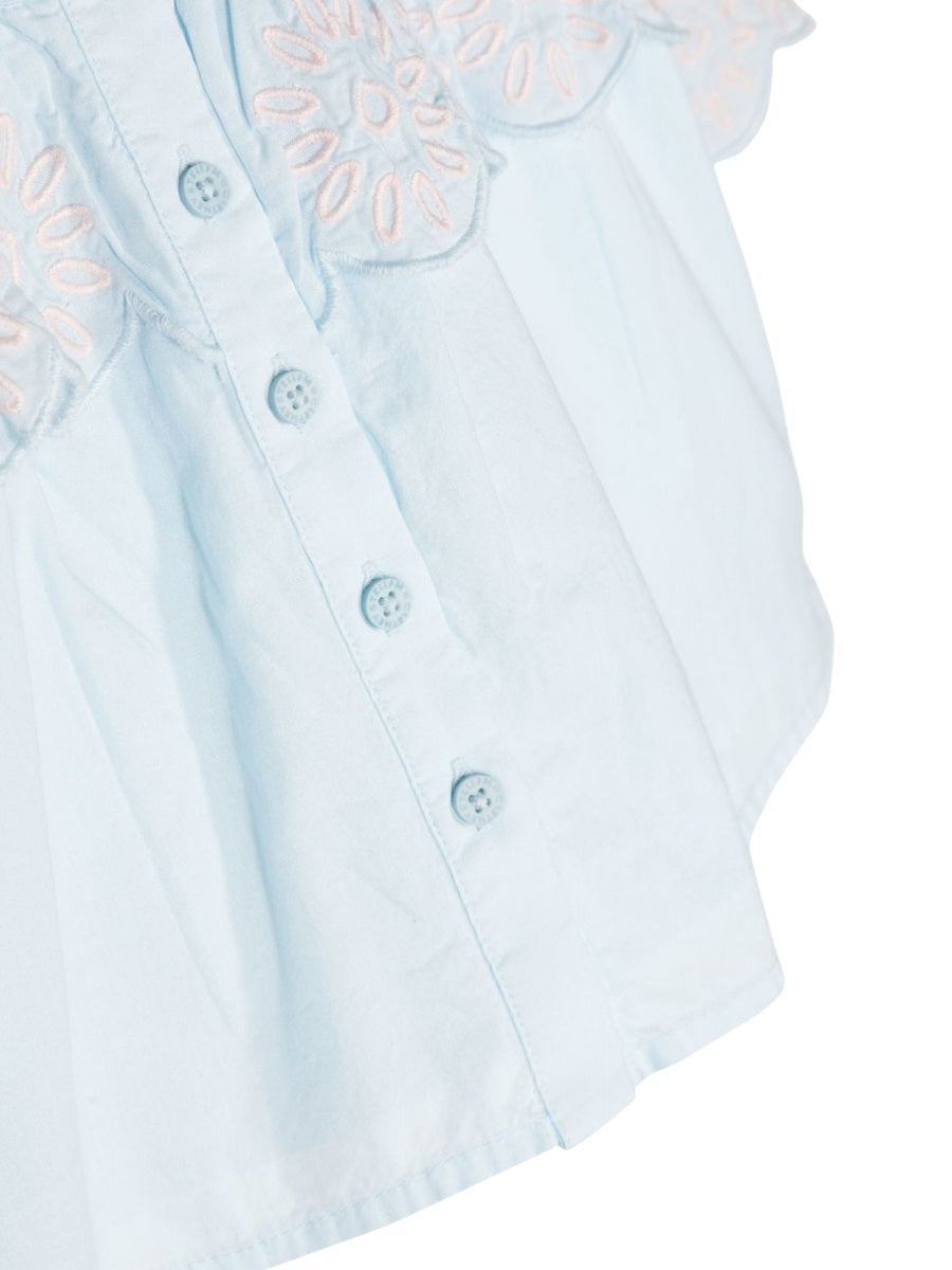 STELLA McCARTNEY Mini Top with Square Neckline for Girls