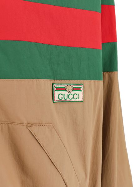 GUCCI Zippered Cotton Jacket for Men - Fall/Winter 2023