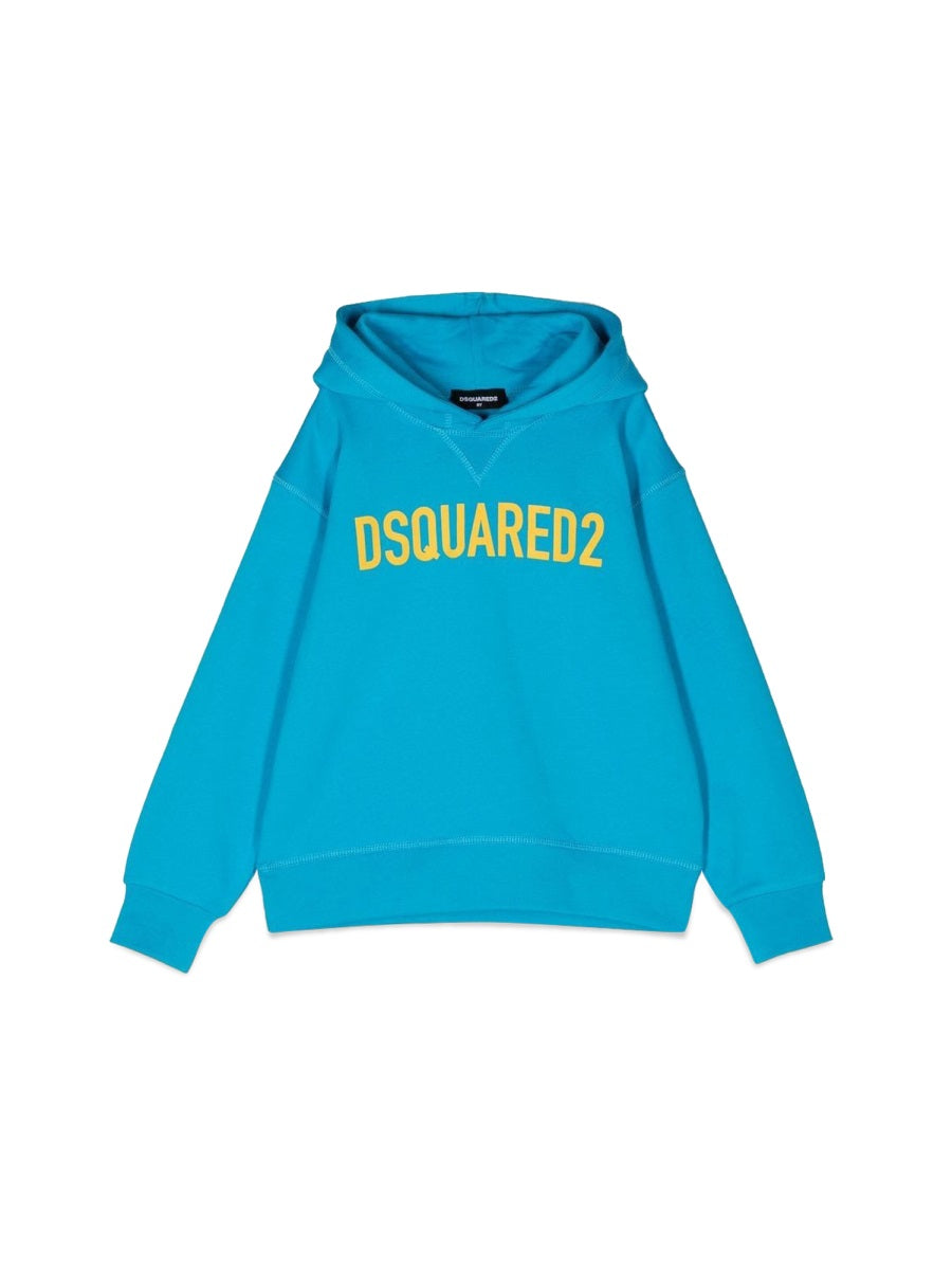 DSQUARED Eco-Friendly Logo Hoodie for Kids